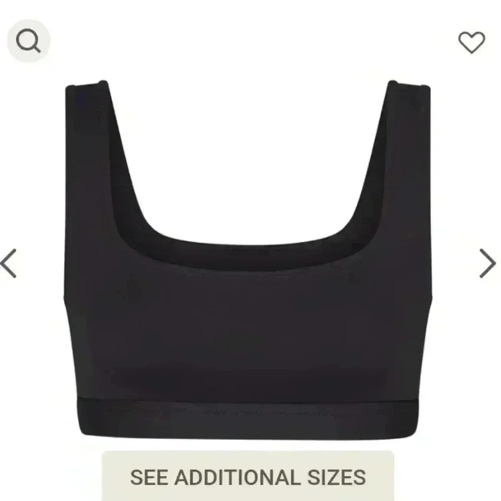 Skims Recycled Swim Tank Bikini Top